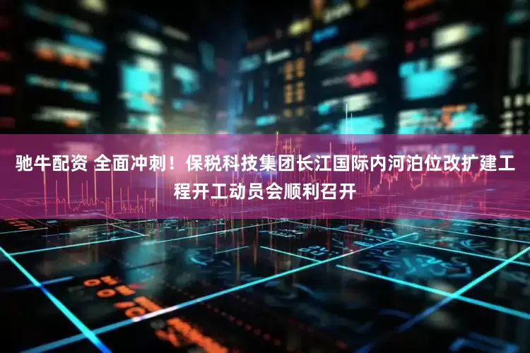 驰牛配资 全面冲刺！保税科技集团长江国际内河泊位改扩建工程开工动员会顺利召开
